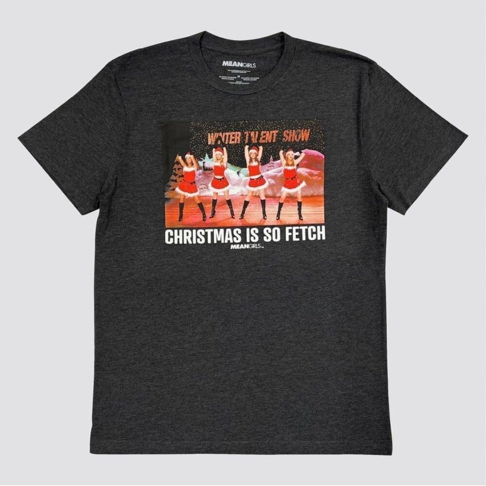 Mean Girls Men’s Short Sleeve Graphic T-Shirt - Charcoal Gray XXL